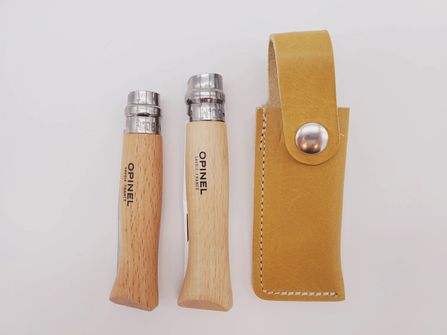 Étui pour couteau Opinel N08 à N09 - cuir