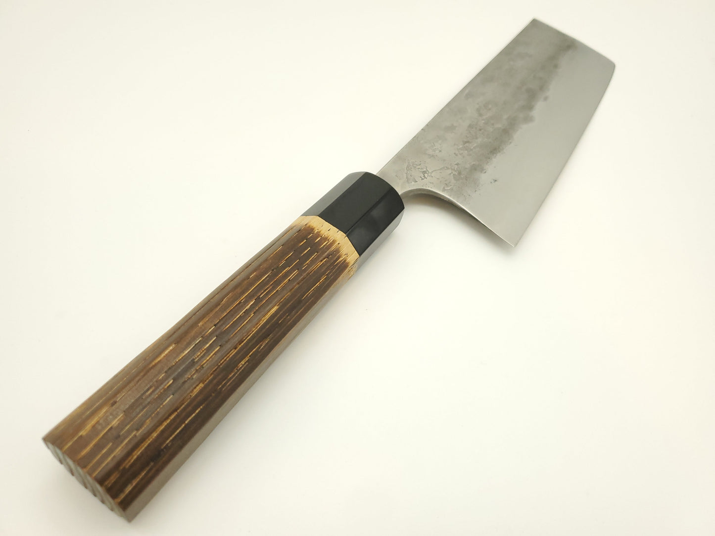 Nakiri 165mm - Aogami (bleu) #2 buffle - Katsuto Tanaka