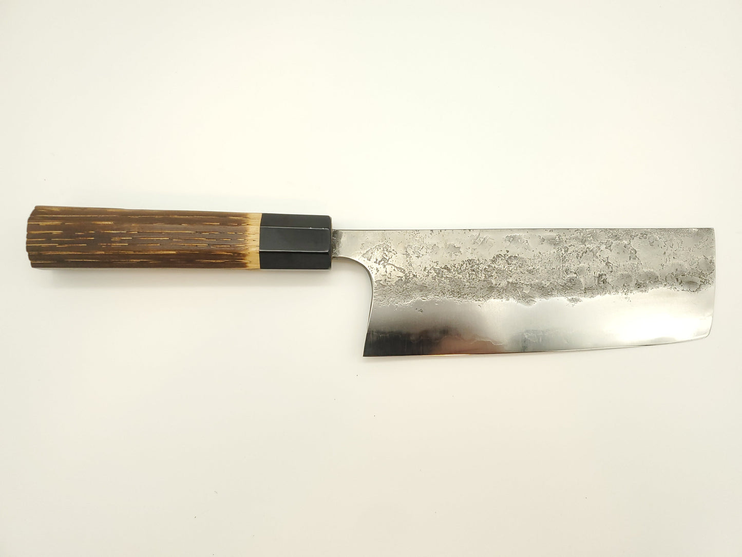 Nakiri 165mm - Aogami (bleu) #2 buffle - Katsuto Tanaka