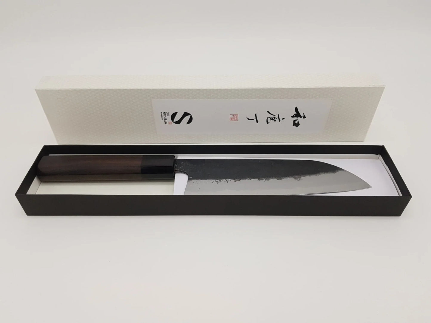 Santoku 165mm - Shirogami (blanc) #1 - Katsuto Tanaka