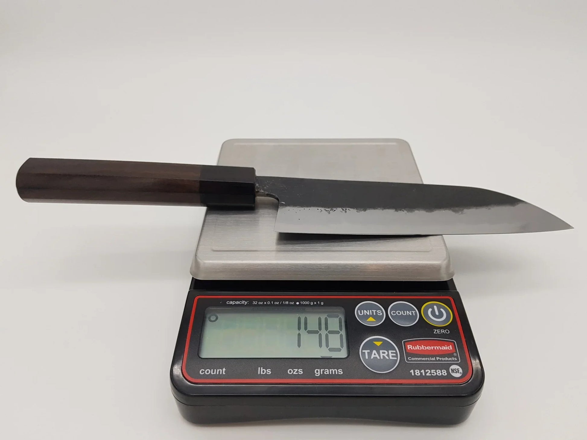 Santoku 165mm - Shirogami (blanc) #1 - Katsuto Tanaka