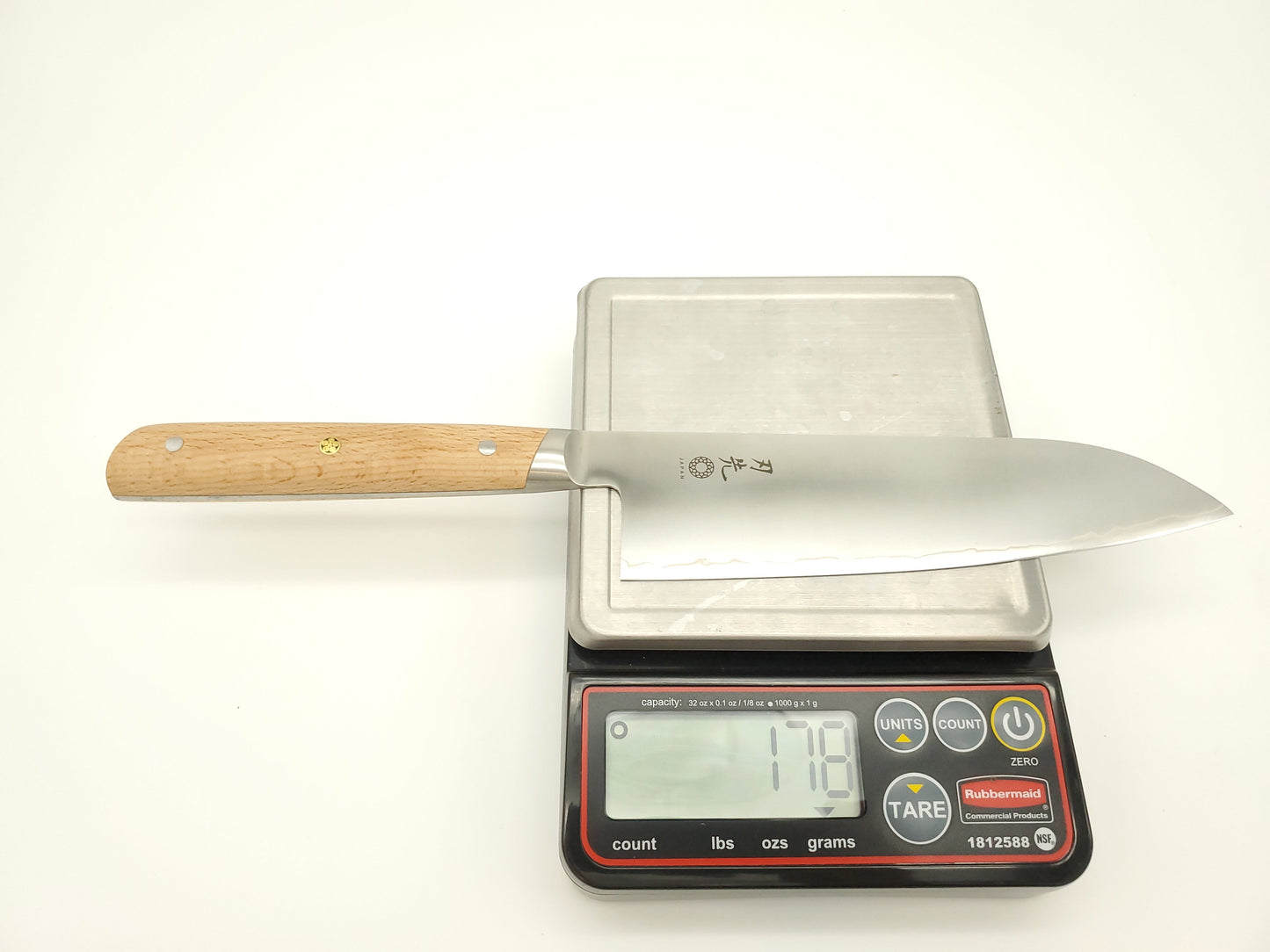 Santoku 7" - AUS10 - Beech - Hazaki