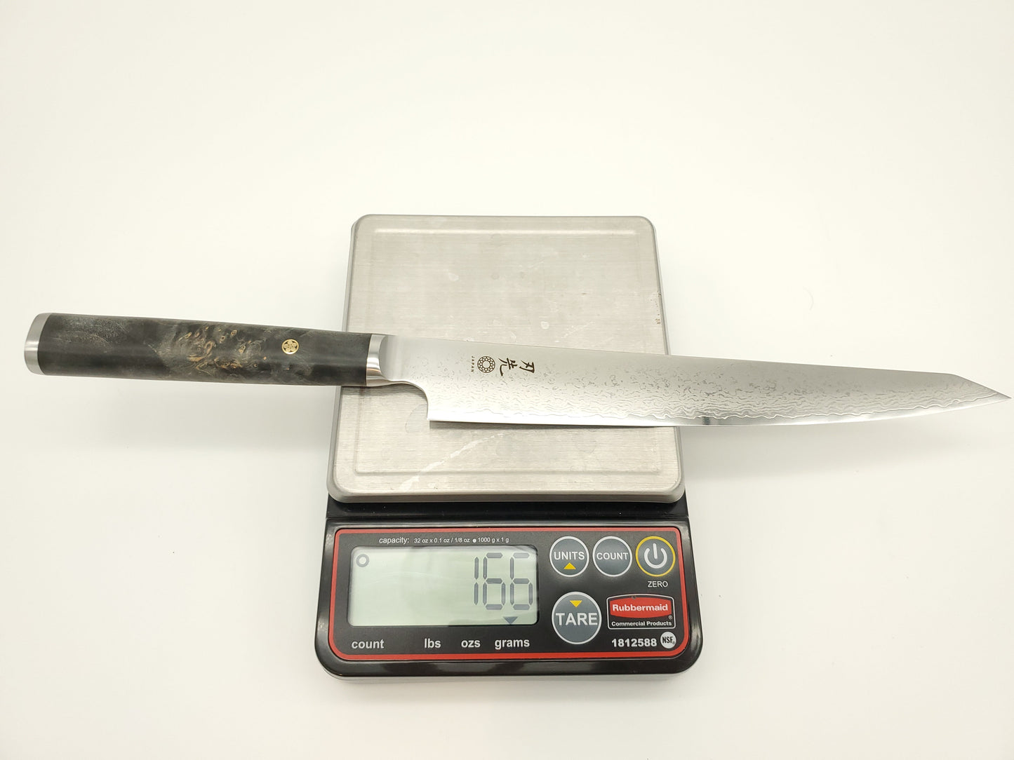 9.5” Slicer - VG10 - Black maple burl - Hazaki