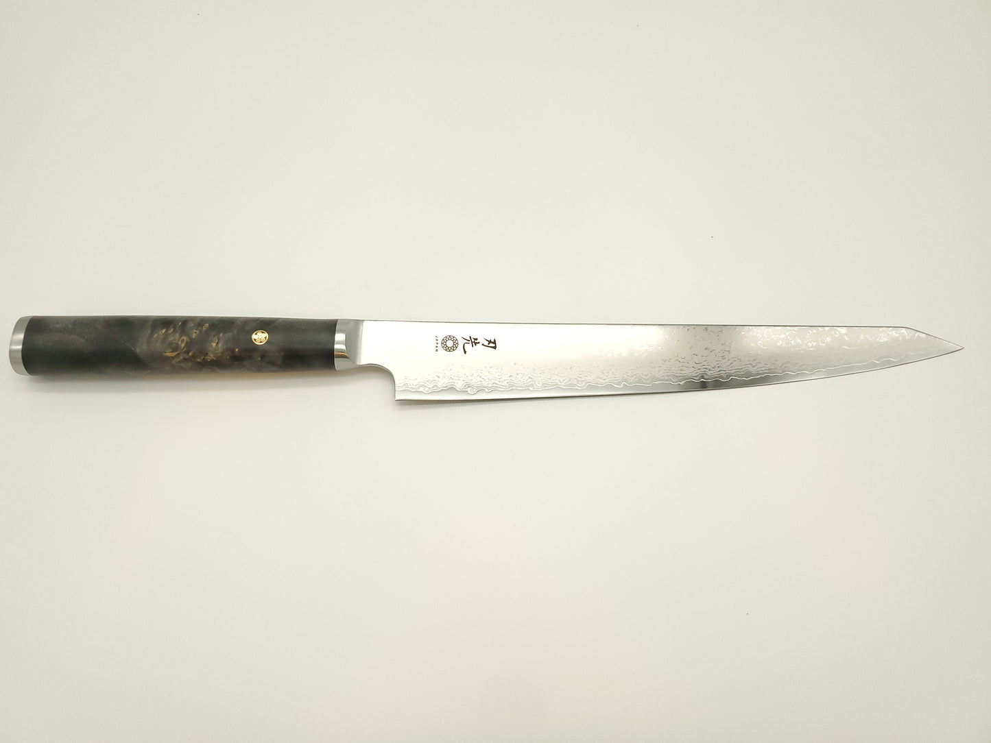 9.5” Slicer - VG10 - Black maple burl - Hazaki