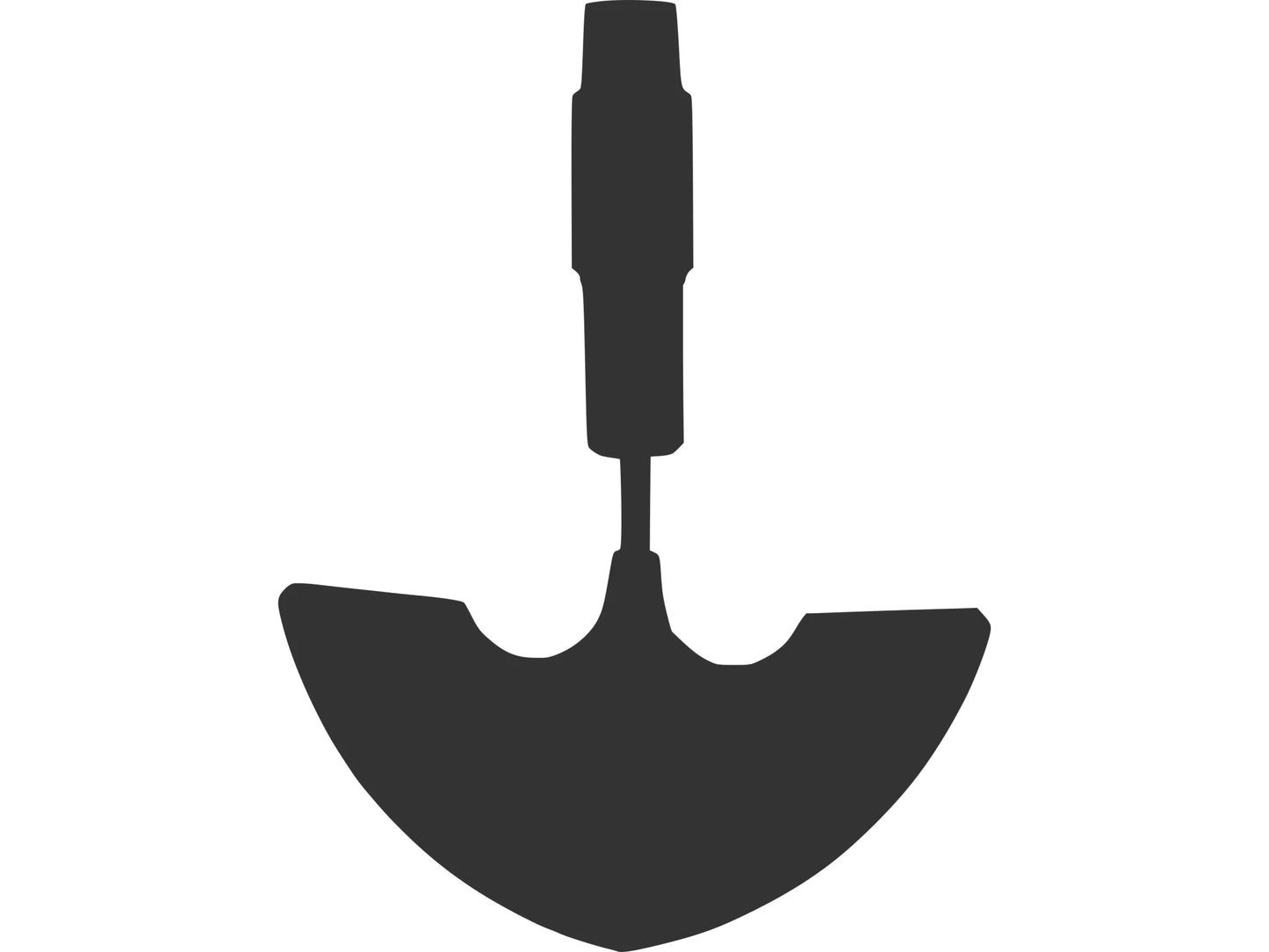 Aiguisage demi-lune (jardinage)