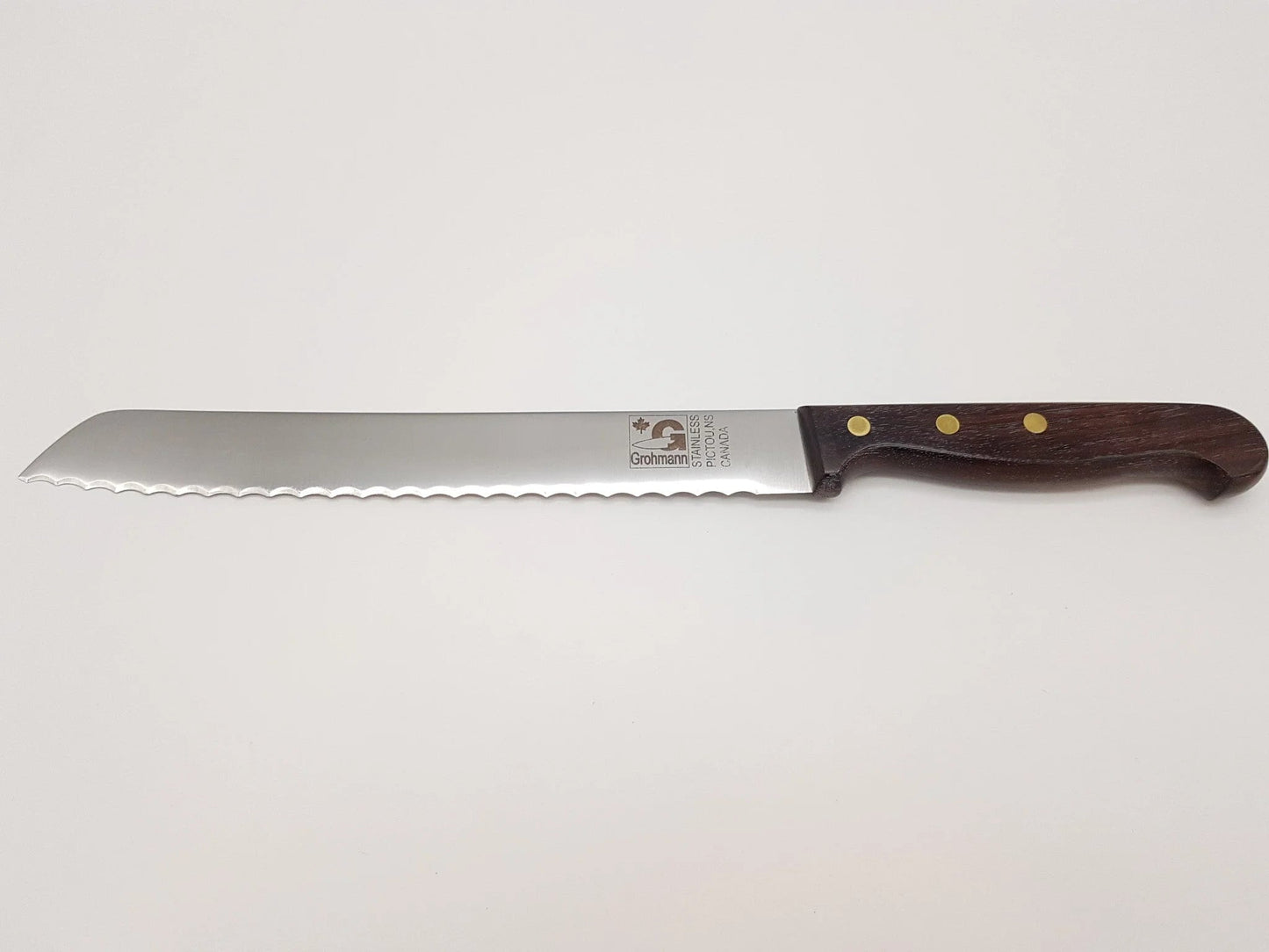 Couteau à pain gaucher 8’’ - Palissandre - Grohmann