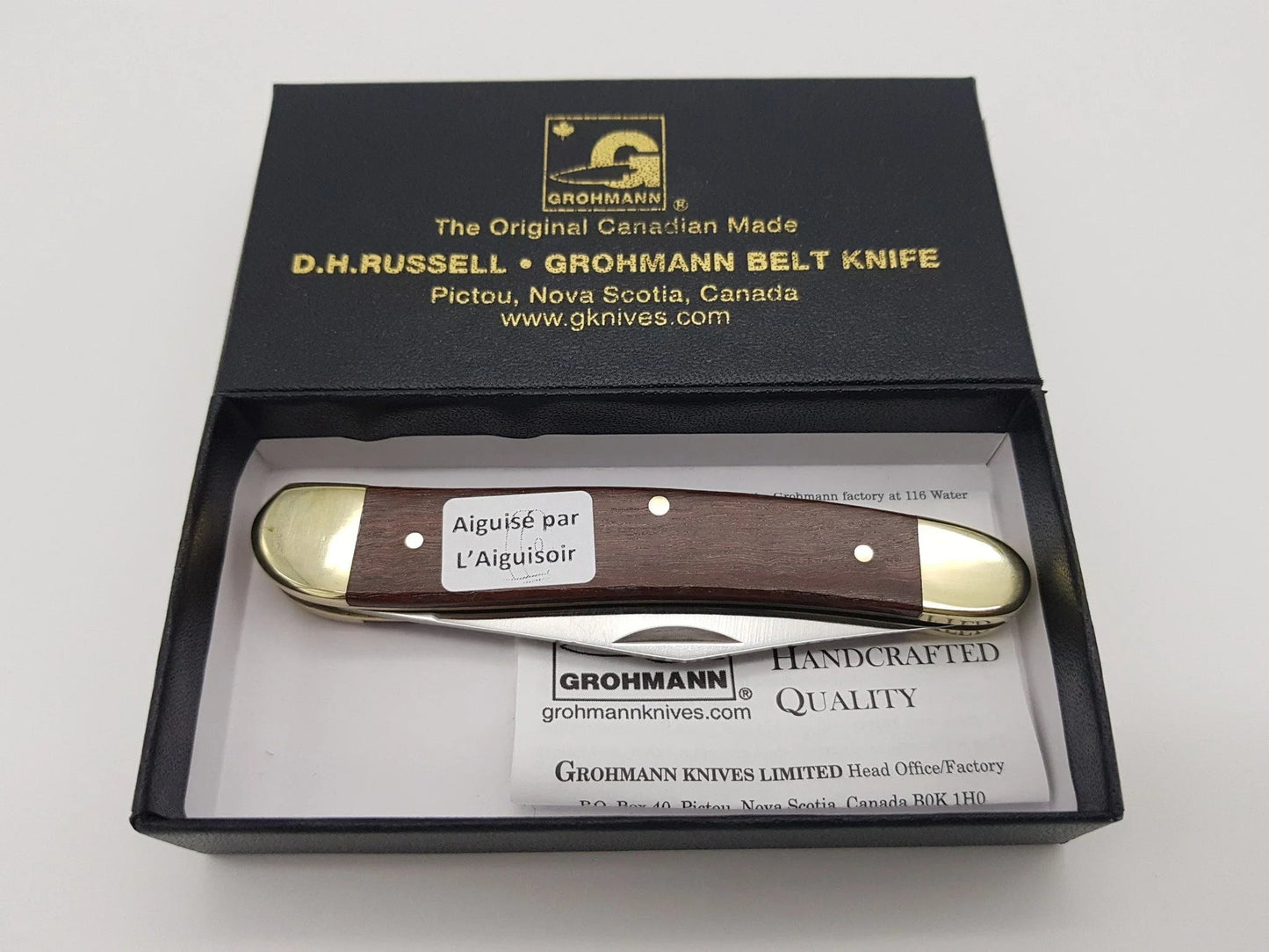 Couteau de poche 4’’ pliable - Grohmann