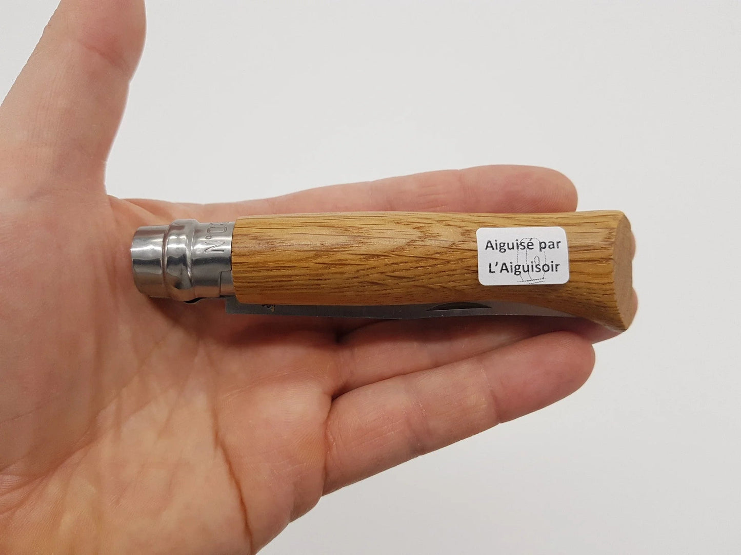 Couteau N08 - inox - chêne - Opinel