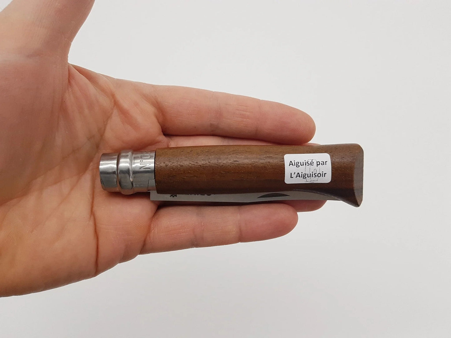 Couteau N08 - Inox - Noyer - Opinel