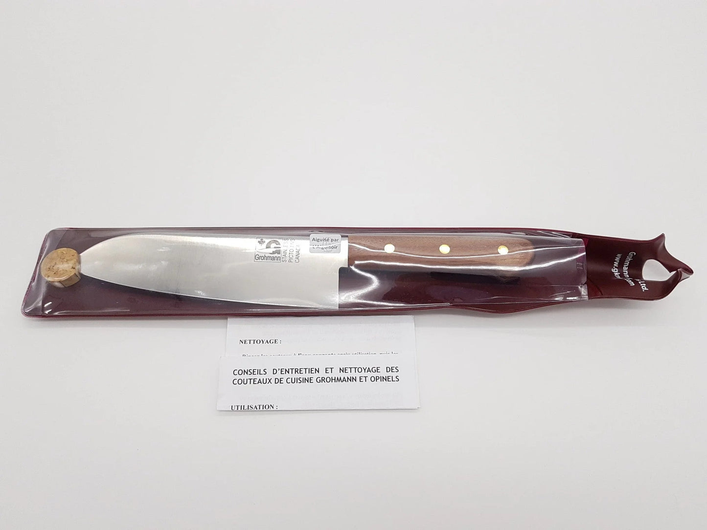 Couteau style Santoku 6’ - Palissandre - Grohmann