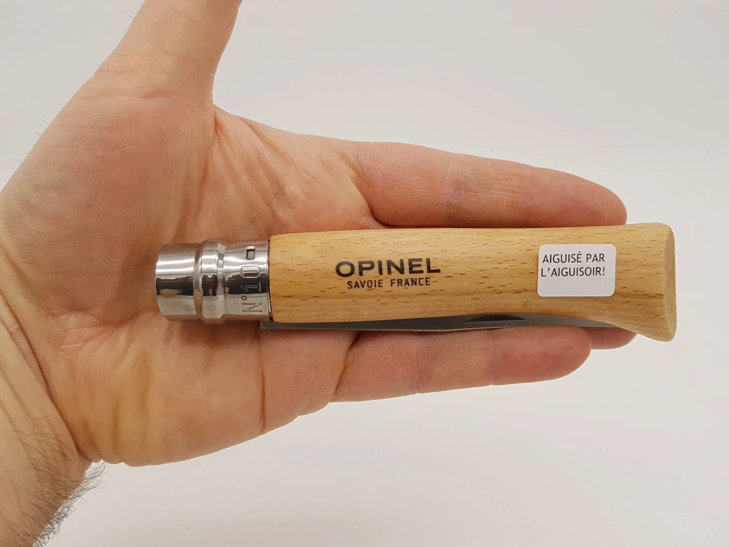 Couteaux de poche - inox - Hêtre - Opinel N10