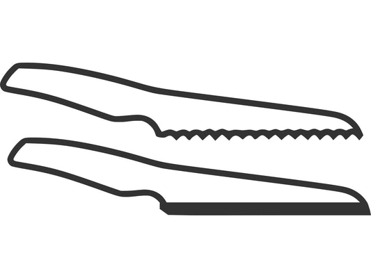 Enlèvement dents (couteau à dents)