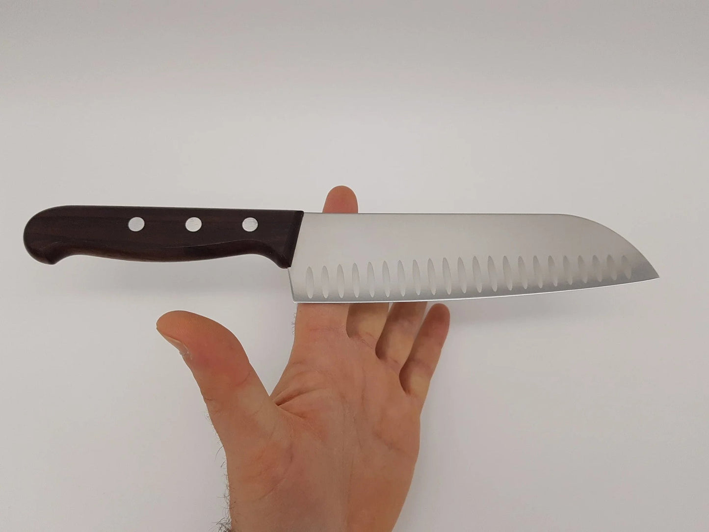 Santoku 7’’ alvéolé - bois - Victorinox