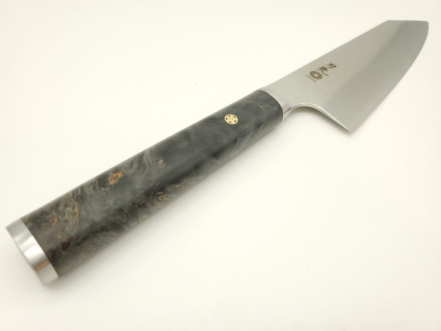 Santoku 6,5" - VG10 - Loupe d'érable noir - Hazaki