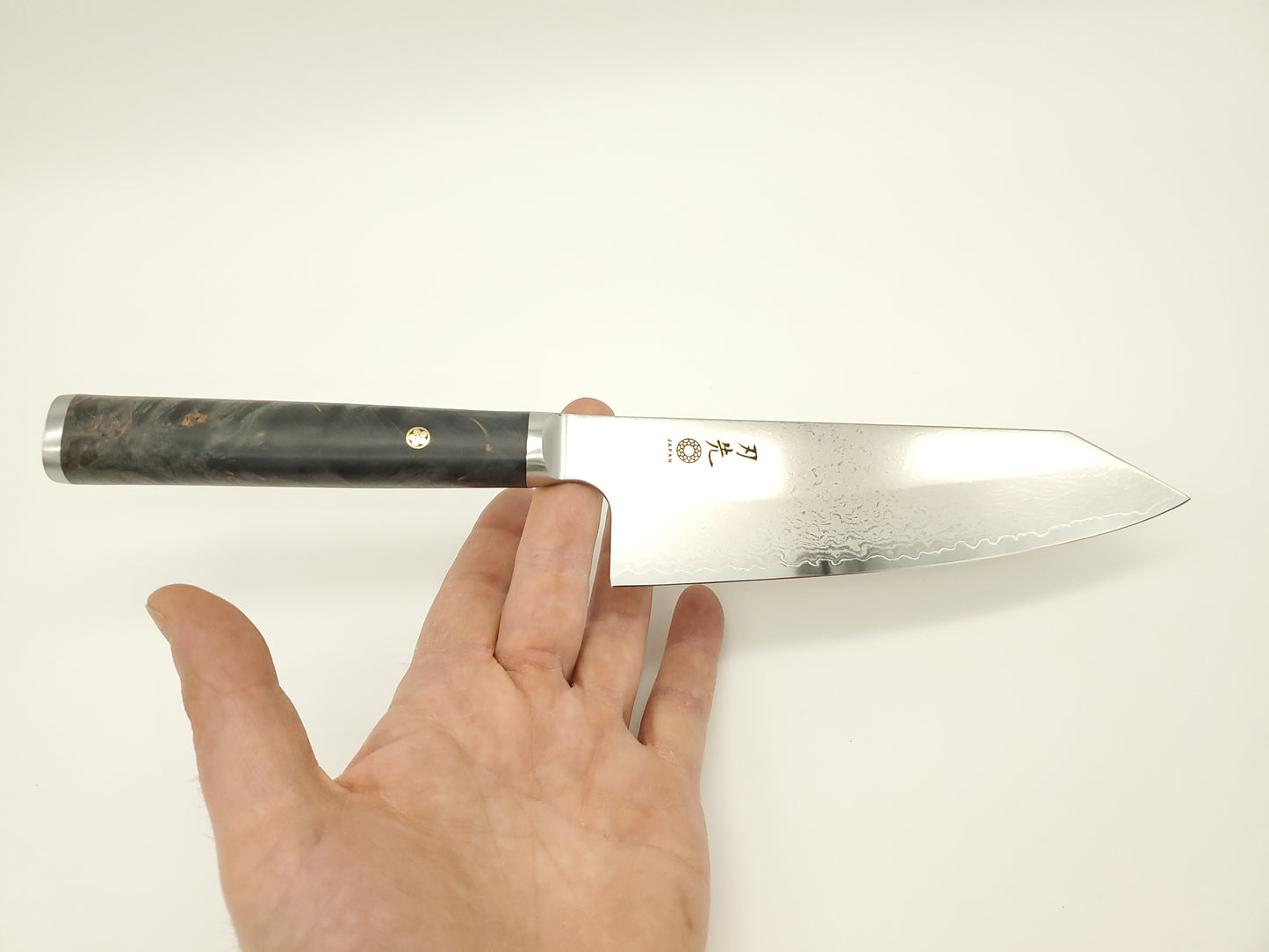 Santoku 6,5" - VG10 - Loupe d'érable noir - Hazaki