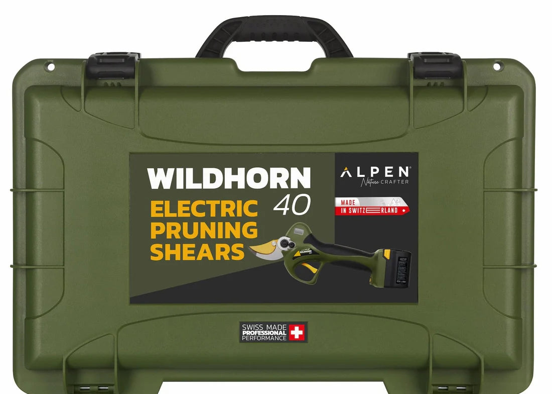 KIT SÉCATEUR ÉLECTRIQUE AVEC  2 BATTERIES ET POWERPACK WILDHORN 40 - ALPEN