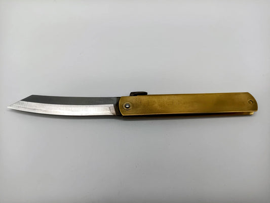 Couteau de poche Higonokami 100 mm - Aogami (bleu) #2