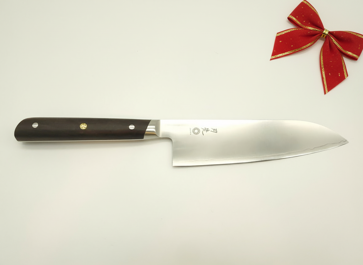 Santoku 7" - AUS10 - Blackwood - Hazaki