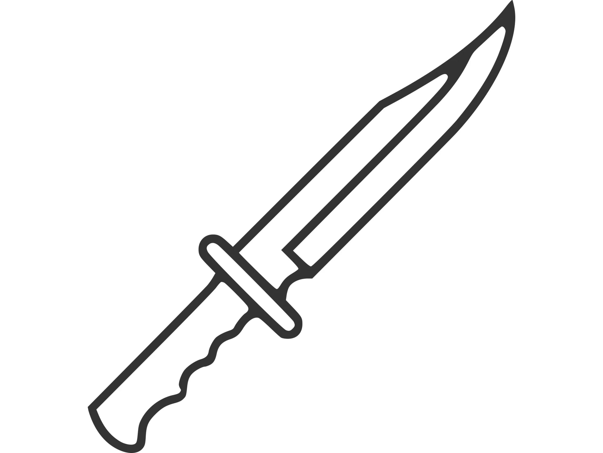 Aiguisage couteau de chasse/survie