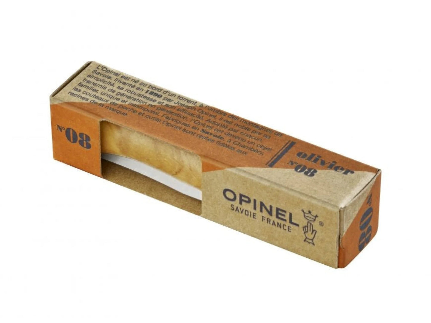 Couteau N08 - Inox - Olivier - Opinel