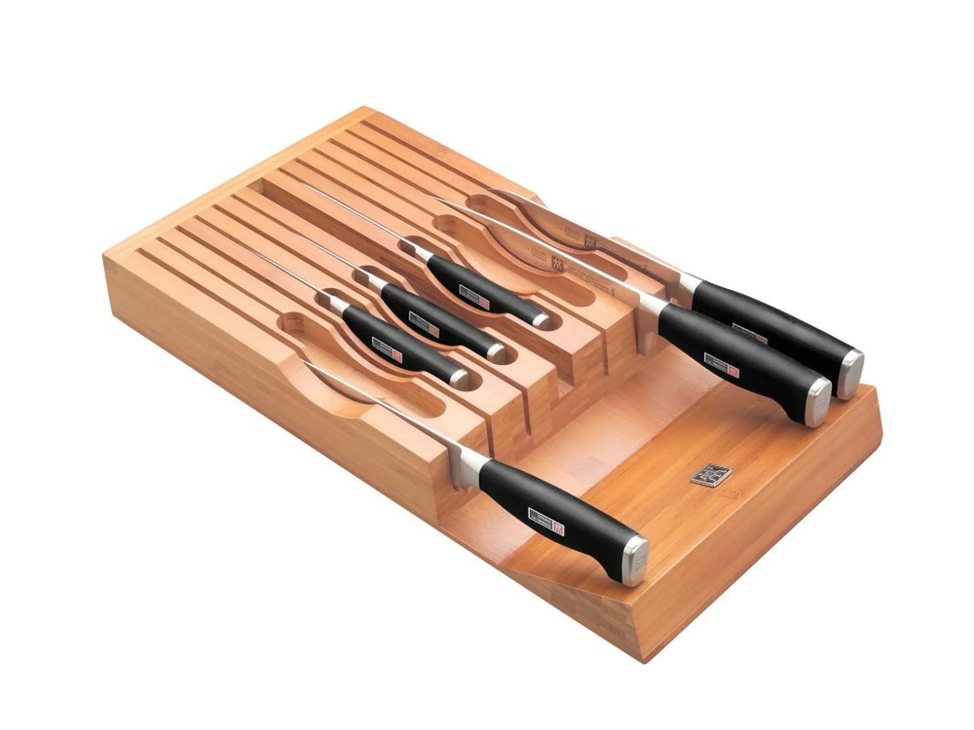Rangement pour couteaux en bamboo - Tirroir -